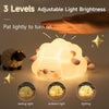 Cute Silicone Sheep Night Light  For Children's Room Decor Rechargeable Timing Dimming Sleep Night Light With Phone Holder
